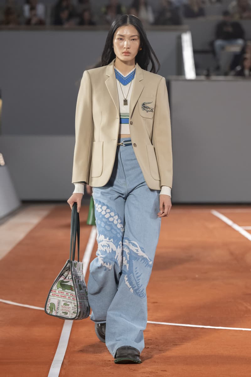 Lacoste Fall Winter 2024 Paris Fashion Week menswear womenswear runway show Pelagia Kolotouros