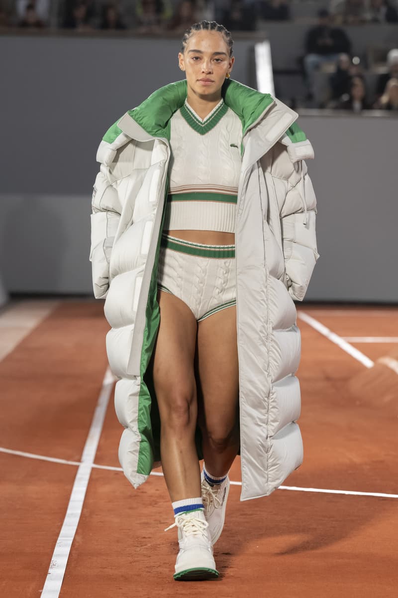 Lacoste Fall Winter 2024 Paris Fashion Week menswear womenswear runway show Pelagia Kolotouros