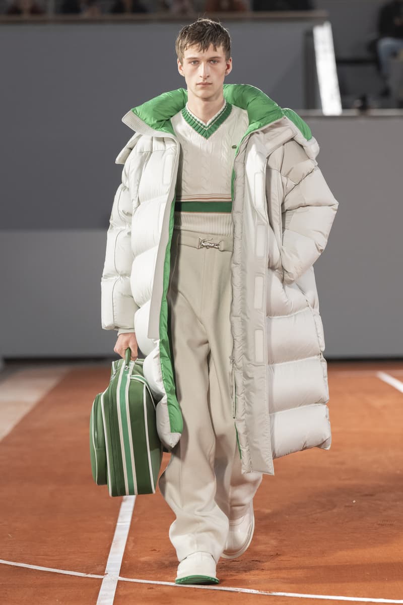 Lacoste Fall Winter 2024 Paris Fashion Week menswear womenswear runway show Pelagia Kolotouros