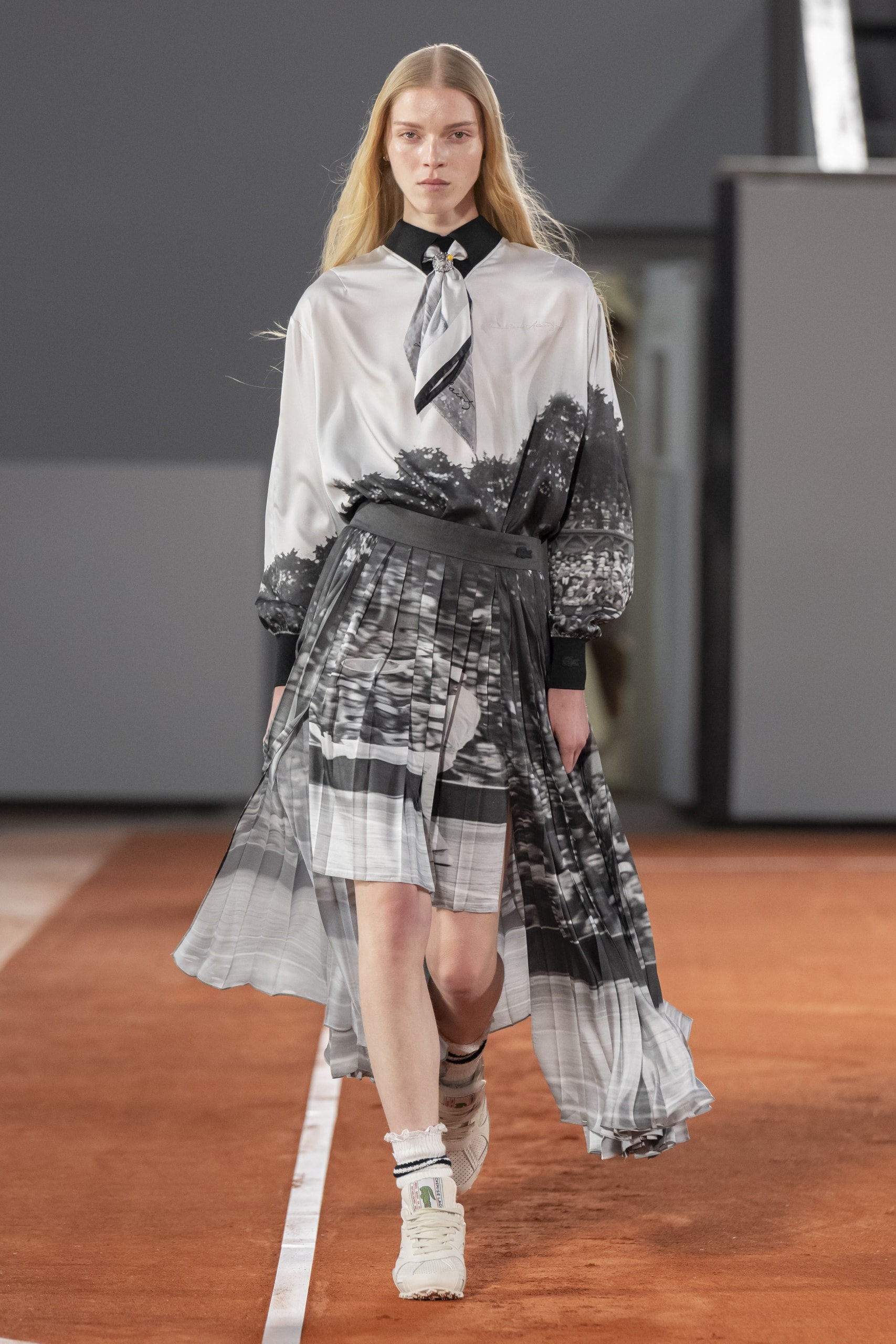 Lacoste Fall Winter 2024 Paris Fashion Week menswear womenswear runway show Pelagia Kolotouros