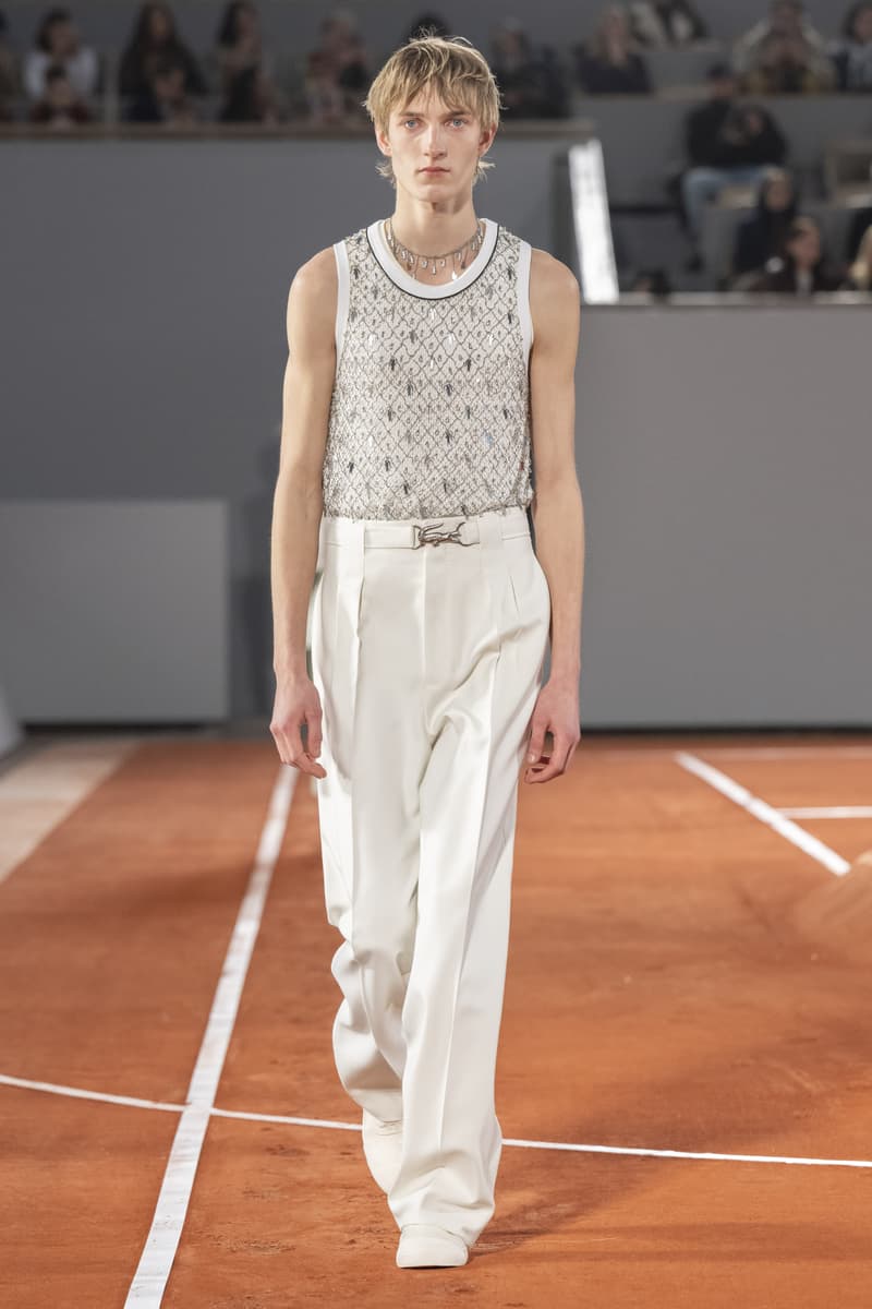 Lacoste Fall Winter 2024 Paris Fashion Week menswear womenswear runway show Pelagia Kolotouros