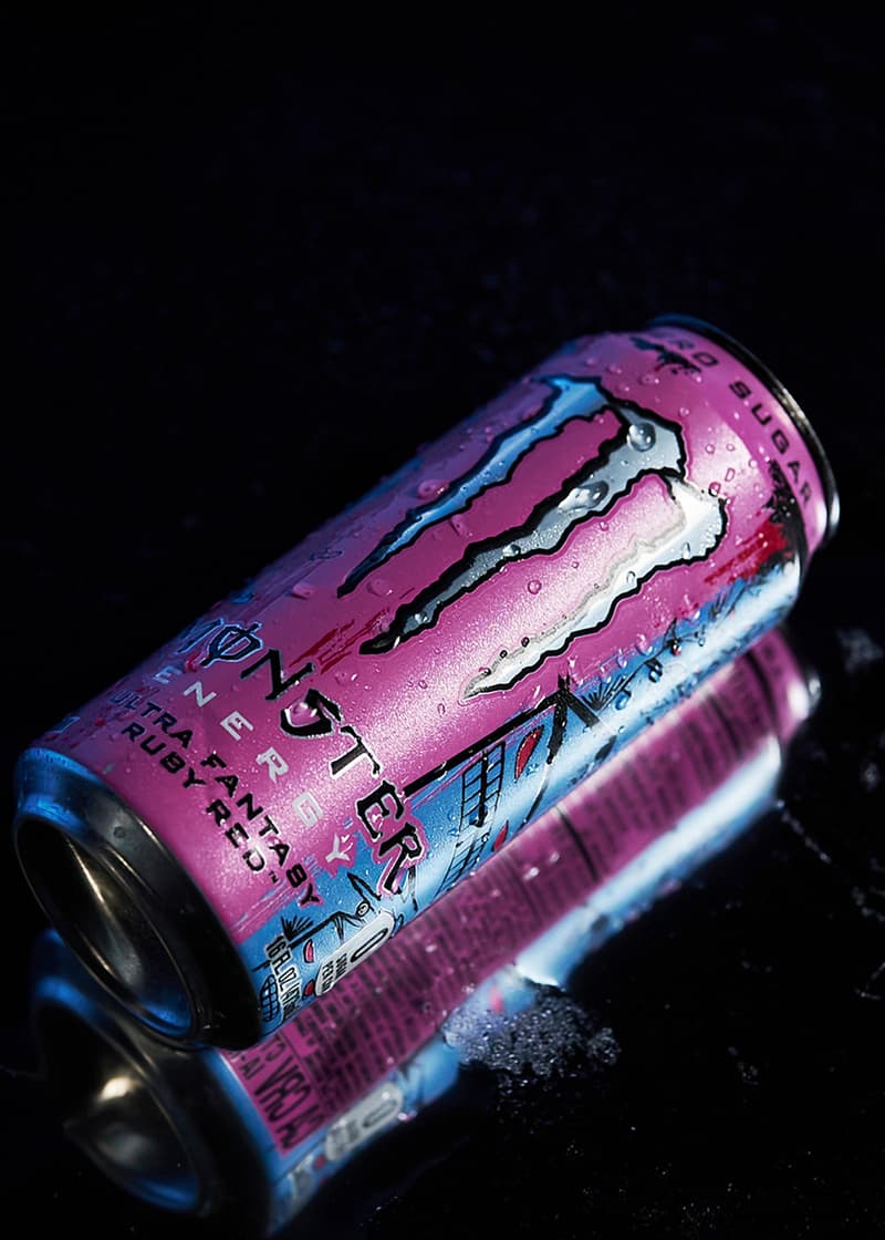 Mark "Pinky" Taylor Designs Playful Cans for Monster Energy Ultra Fantasy Ruby Red