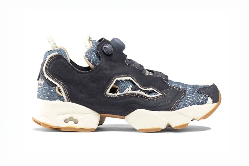 The Reebok Instapump Fury “Sashiko” Has a Thing for Denim Footwear