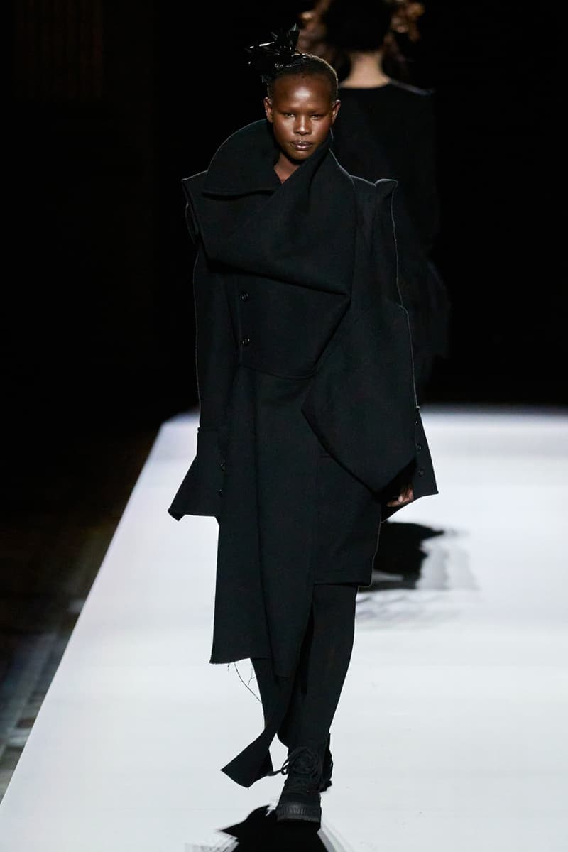 Yohji Yamamoto FW24 Is a Tale of Strength Personified by Volume Fashion