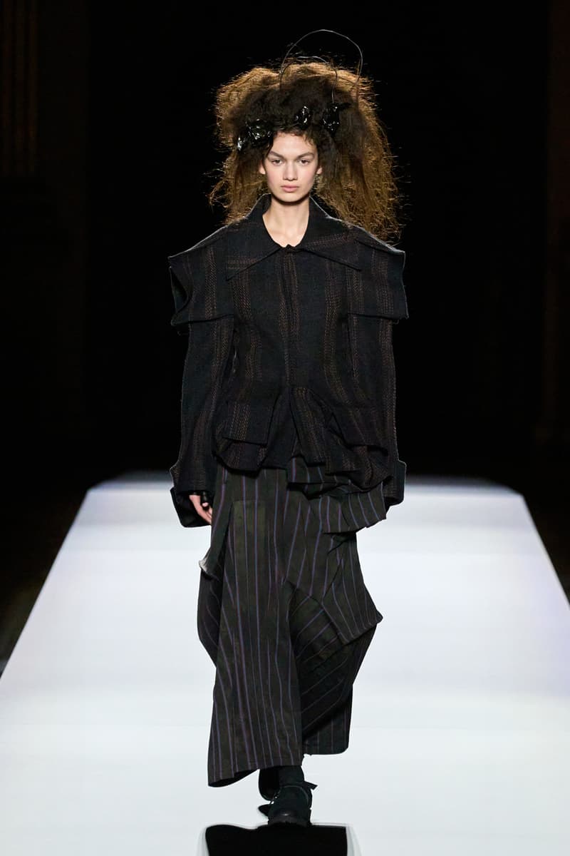 Yohji Yamamoto FW24 Is a Tale of Strength Personified by Volume Fashion