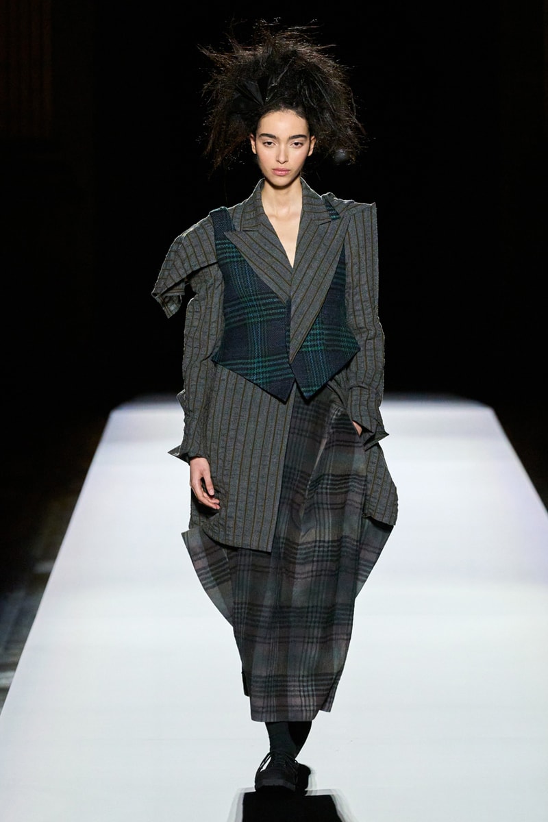 Yohji Yamamoto FW24 Is a Tale of Strength Personified by Volume Fashion