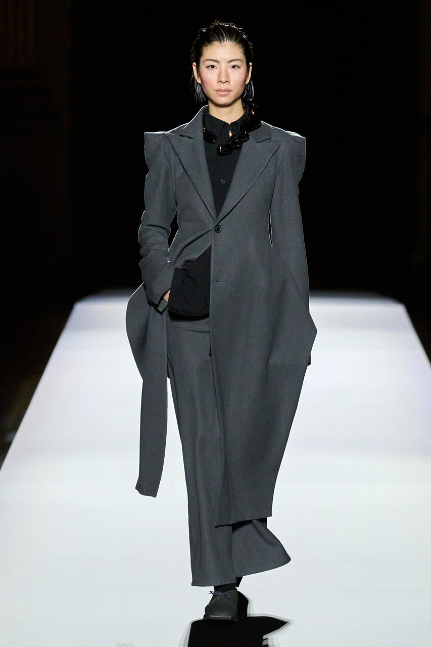 Yohji Yamamoto FW24 Is a Tale of Strength Personified by Volume Fashion