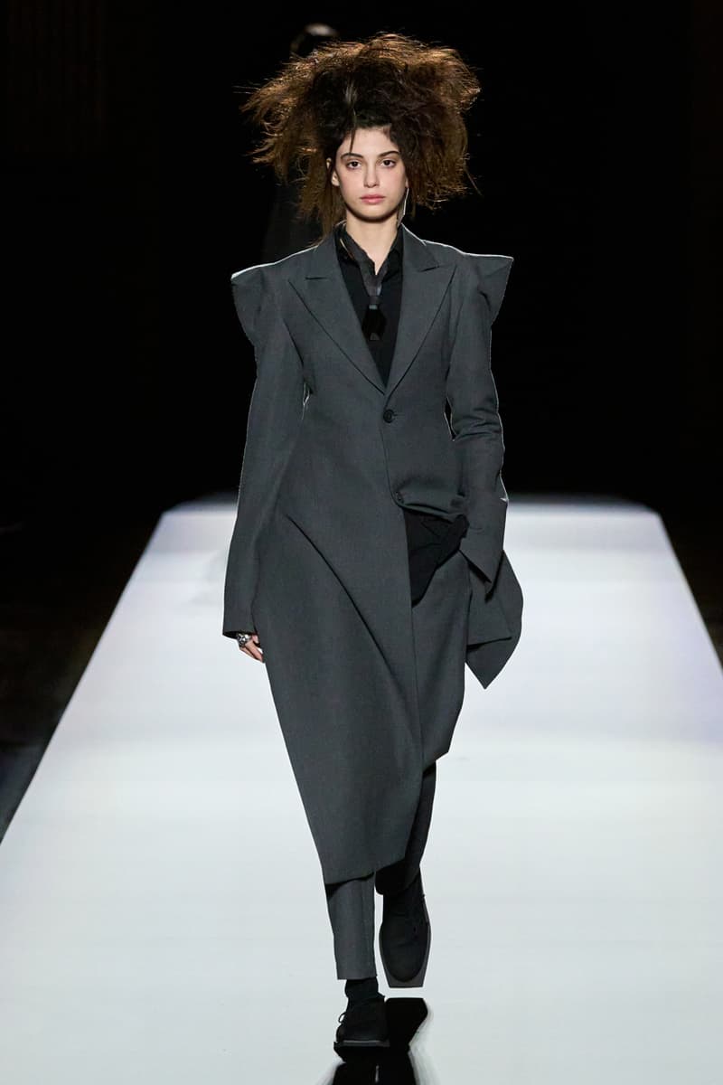 Yohji Yamamoto FW24 Is a Tale of Strength Personified by Volume Fashion