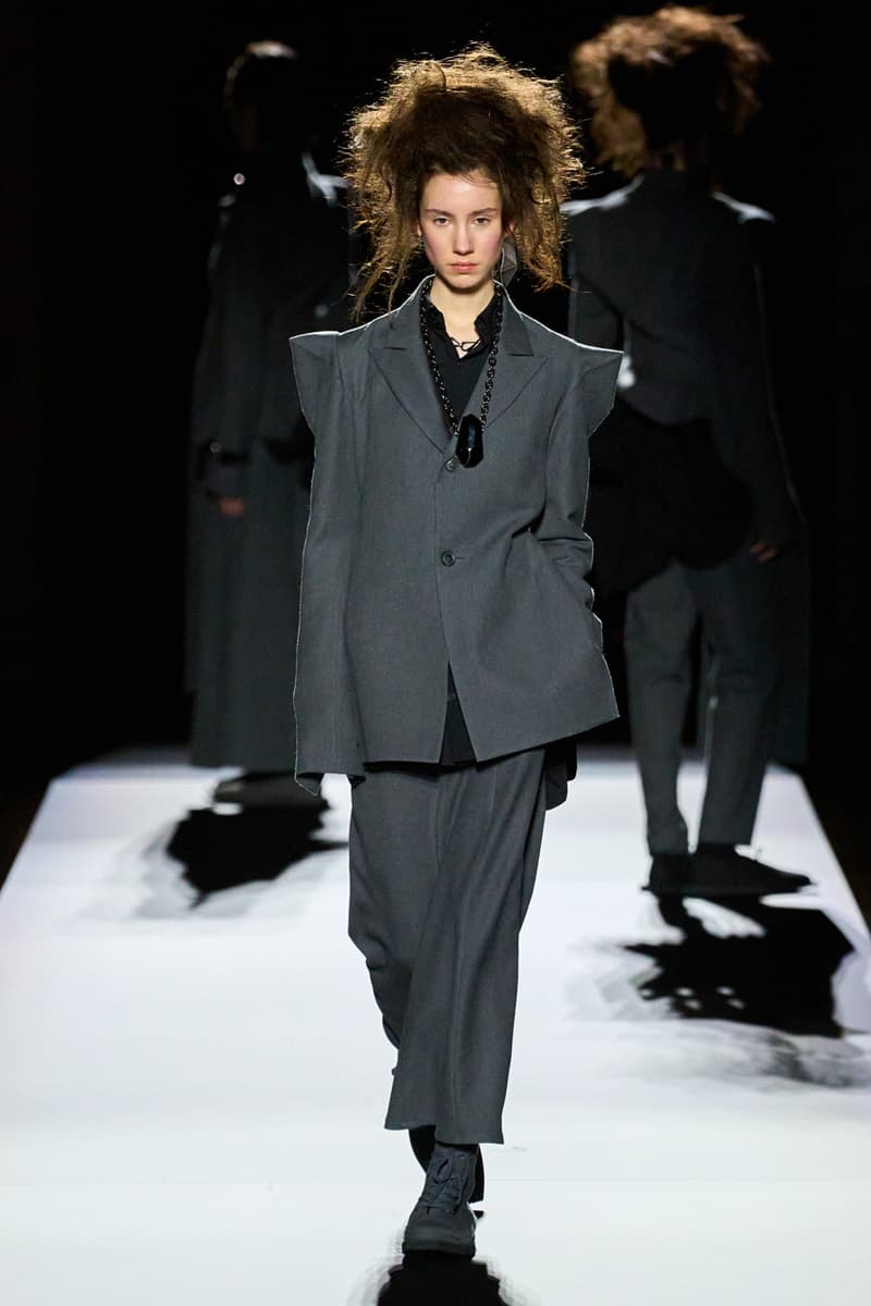 Yohji Yamamoto FW24 Is a Tale of Strength Personified by Volume Fashion