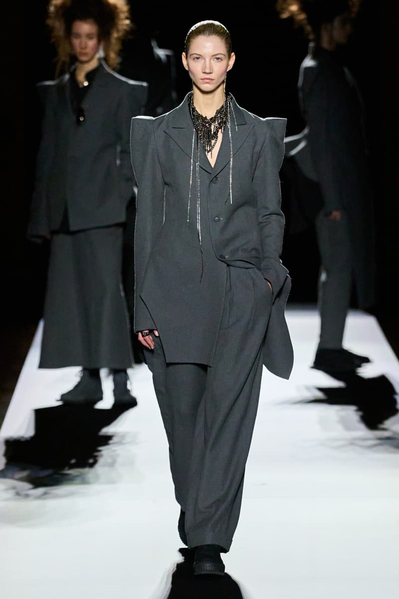 Yohji Yamamoto FW24 Is a Tale of Strength Personified by Volume Fashion