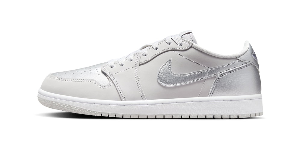 Official Look at the Air Jordan 1 Low OG "Metallic Silver"