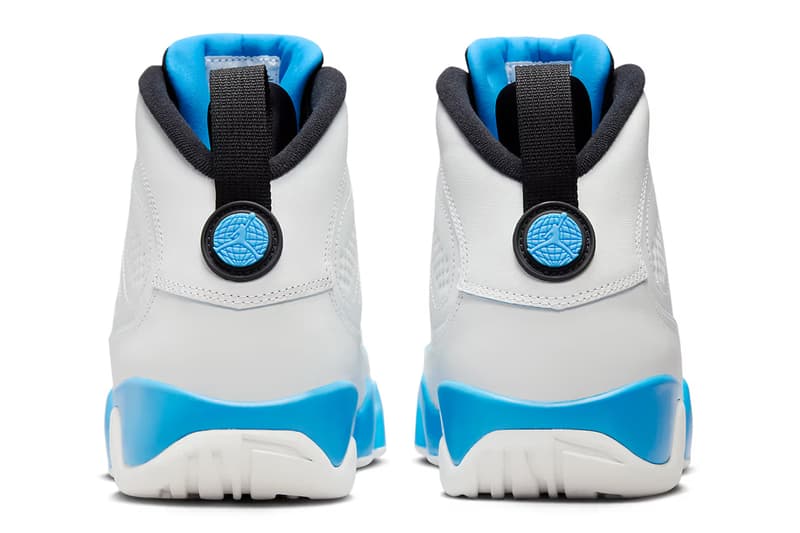 Air Jordan 9 Powder Blue FQ8992-101 Release Date information return sneakers footwear Micheal Jordan og info store list buying guide photos price