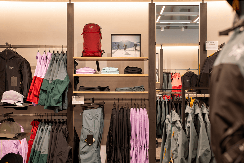 Arc’teryx London Covent Garden Store Opening retailer gorpcore menswear womenswear techwear performance