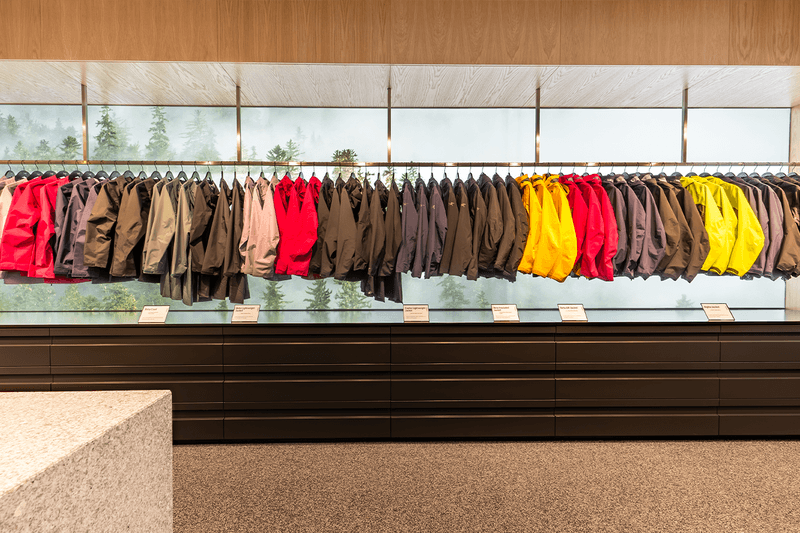 Arc’teryx London Covent Garden Store Opening retailer gorpcore menswear womenswear techwear performance