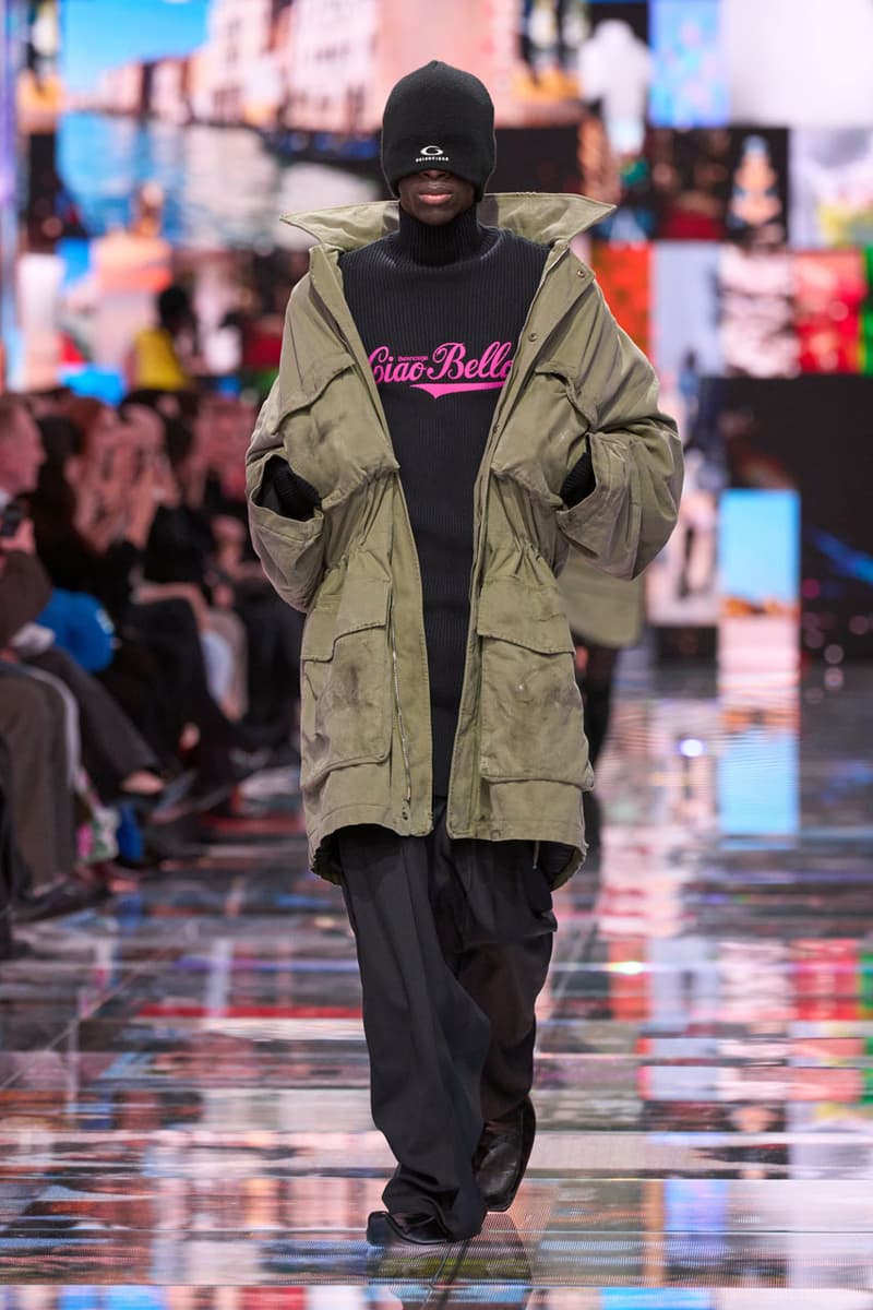 Demna Does It All for the Clicks in Balenciaga FW24 Fall Winter Paris Fashion Week Collection milan runway 