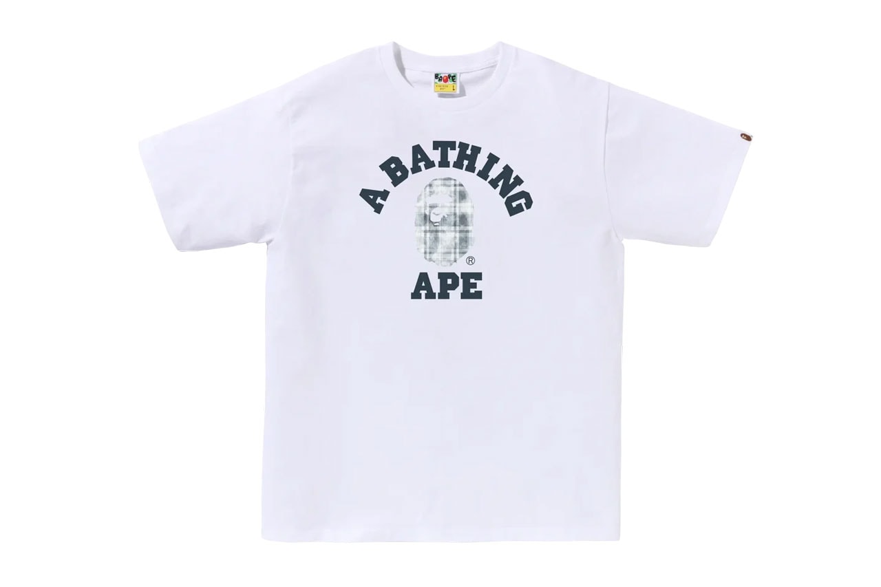 BAPE Presents "Bleached Bape Check" Capsule classic drop release price a bathing ape fashion apparel