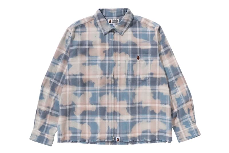BAPE Presents "Bleached Bape Check" Capsule classic drop release price a bathing ape fashion apparel