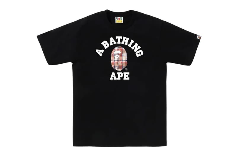 BAPE Presents "Bleached Bape Check" Capsule classic drop release price a bathing ape fashion apparel