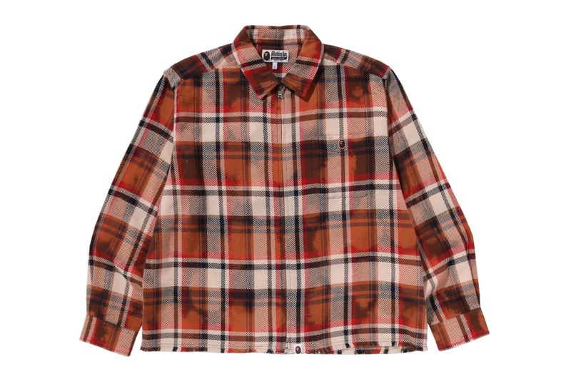 BAPE Presents "Bleached Bape Check" Capsule classic drop release price a bathing ape fashion apparel