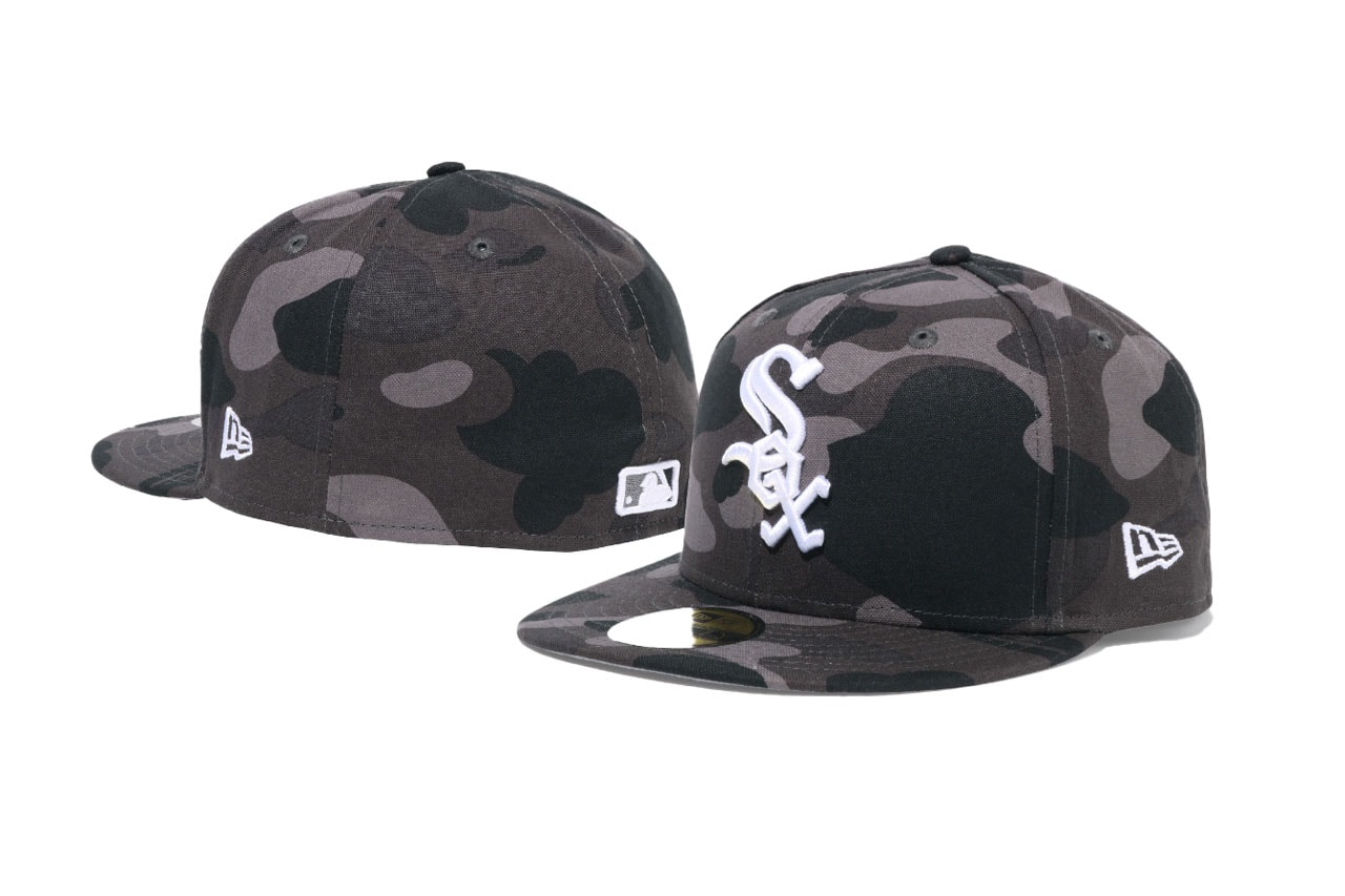 BAPE MLB  Classic Baseball Camo new era 59fifty japan online store retail exclusive march 9 release launch date new york yankees boston red sox los angeles angels