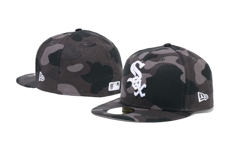 BAPE MLB Classic Baseball Camo new era 59fifty japan online store retail exclusive march 9 release launch date new york yankees boston red sox los angeles angels