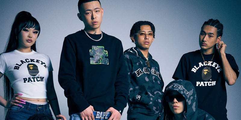 A BATHING APE x Black Eye Patch College スポーツ メンズウェア