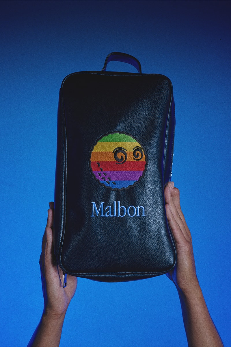 beams malbon golf apple collection collaboration polo mock neck crewneck sweater shorts hat headcover shoe bag