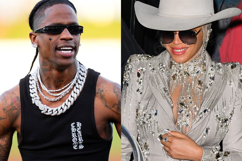 Beyoncé Teases Travis Scott Collab cowboy carter