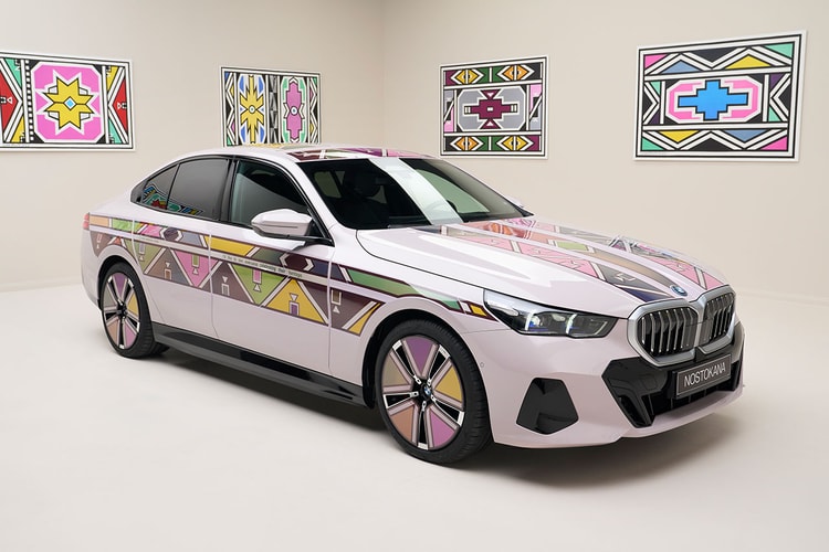 BMW Unveils It's 12th Art Car: The i5 Flow NOSTOKANA