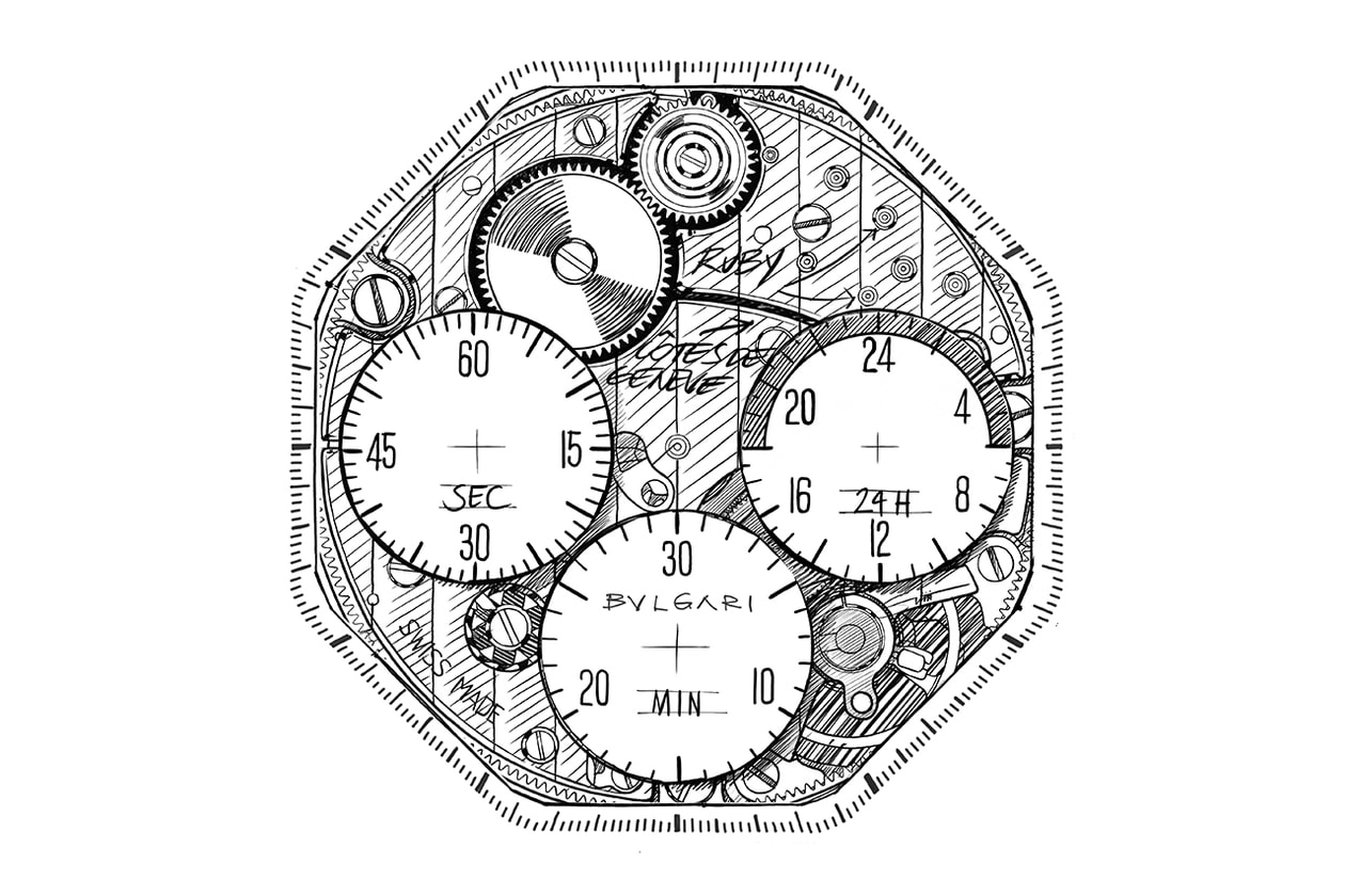 Bulgari Octo Finissimo Automatique BVL 138 Sketch Chronograph GMT BVL 318 Sketch Limited Edition Release Info 