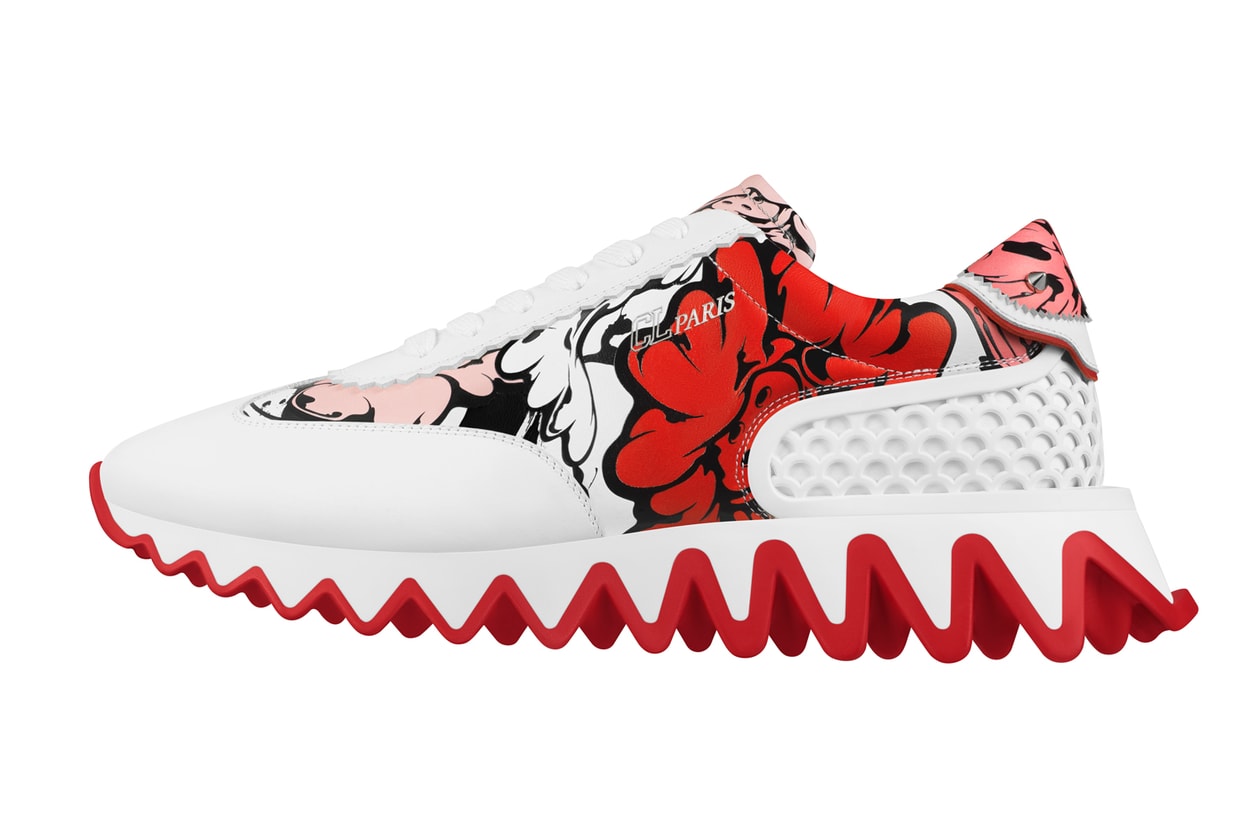 Christian Louboutin Shun Sudo Flower Blossoms Capsule sneaker art artist capsule / Foto via Louboutin