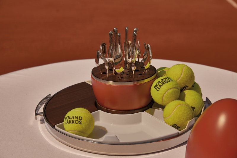 Christofle Heads to the Clay Courts for Terracotta-Toned Collection Roland-Garros French Open