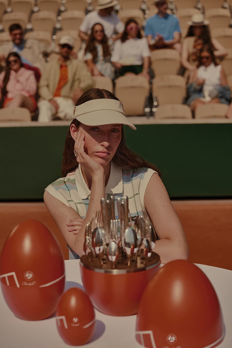 Christofle Heads to the Clay Courts for Terracotta-Toned Collection Roland-Garros French Open