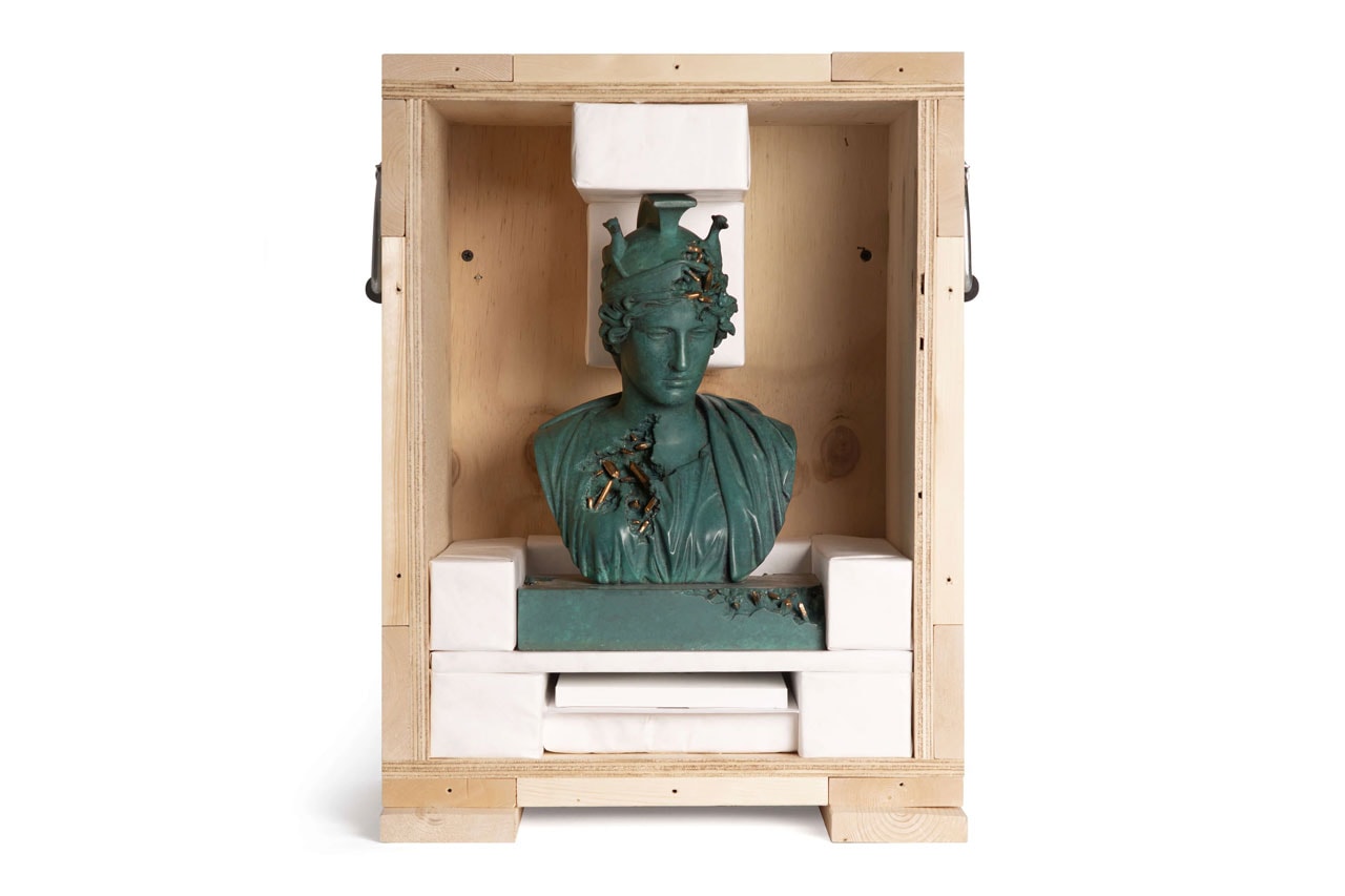 Daniel Arsham Bronze Eroded Rome Deified Limited Edition Info