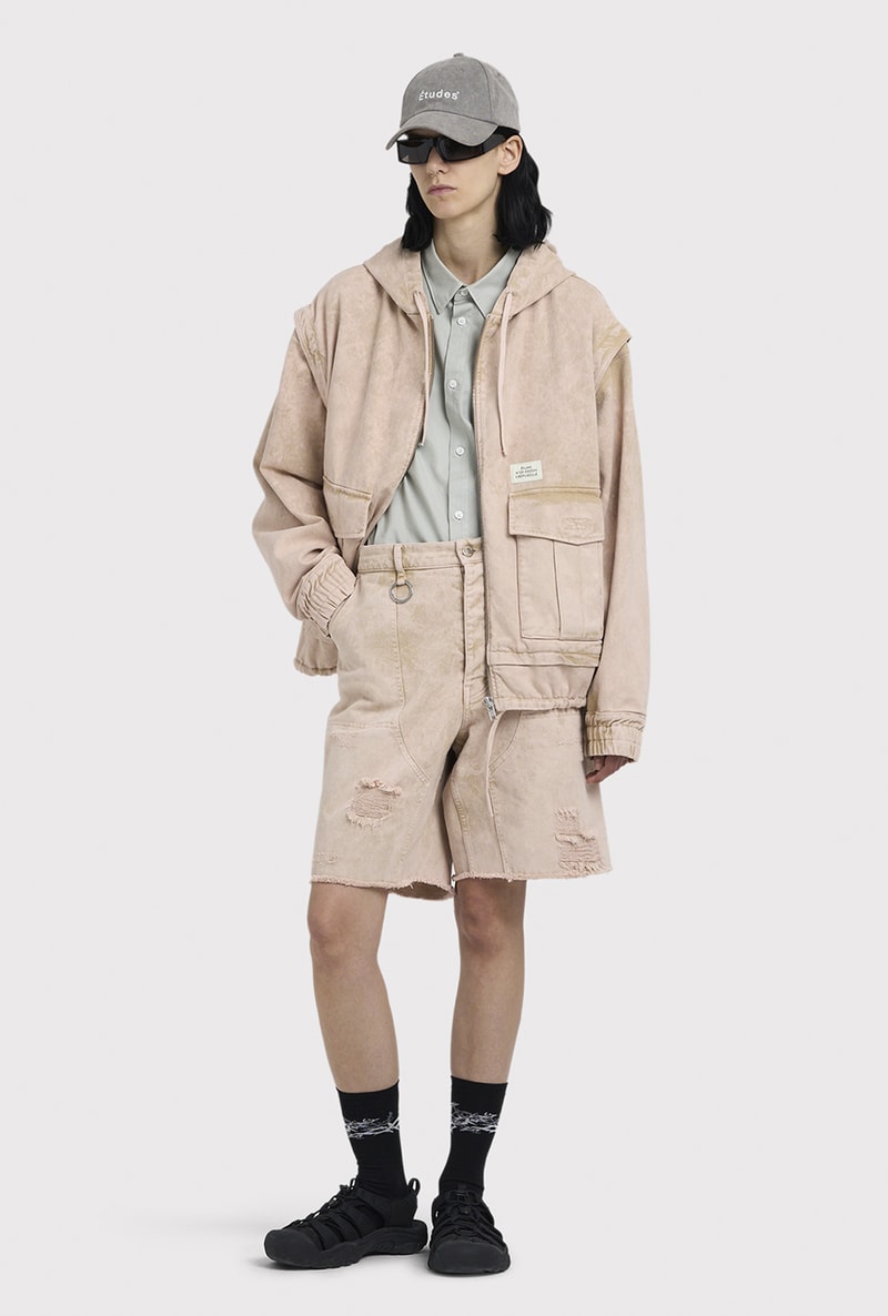 Études SS24 Blend Contemporary Silhouettes With Parisian Style spring summer 2024 lookbooks bomber jackets varsity chore jackets denim