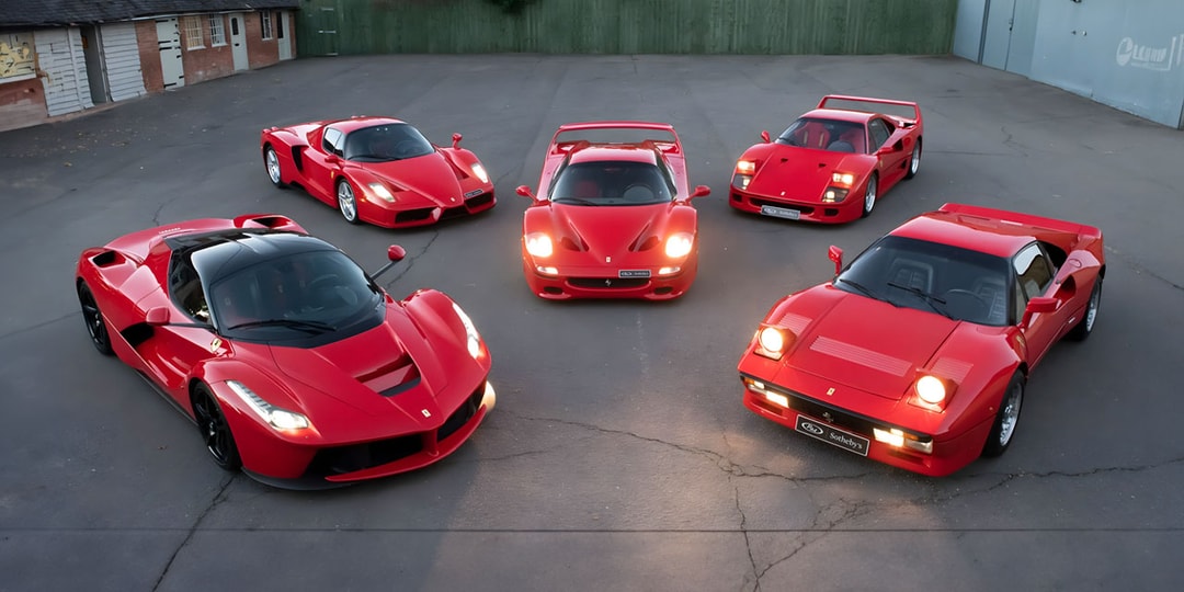 «Большая пятерка» Ferrari на аукционе: по оценкам, будет продана за 20 миллионов долларов США