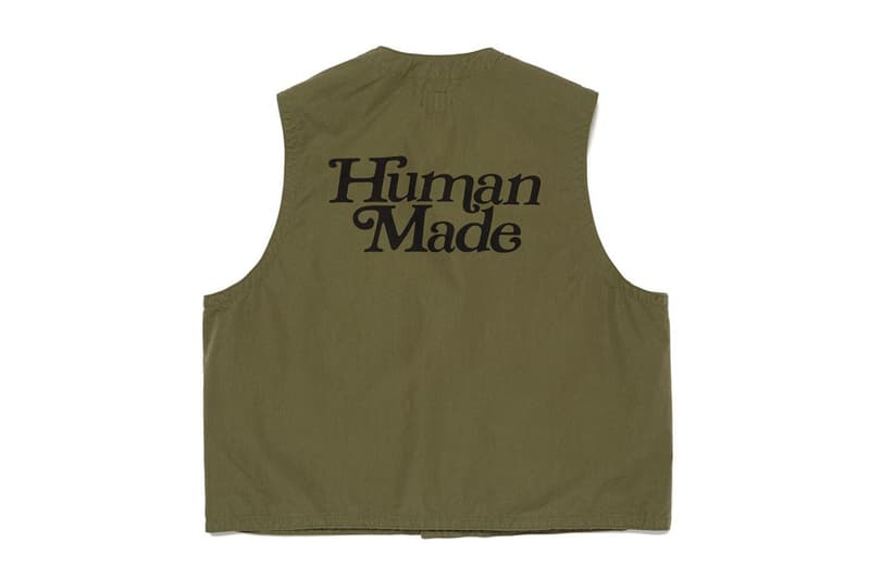 HUMAN MADE Launches "Prototype" Line drop release otsumo plaza tokyo nigo verdy graphic apparel drop future is in the past gears futuristic teenagers dry all goods streetwear pharrell pants military jacket hoodie sweatshirt 