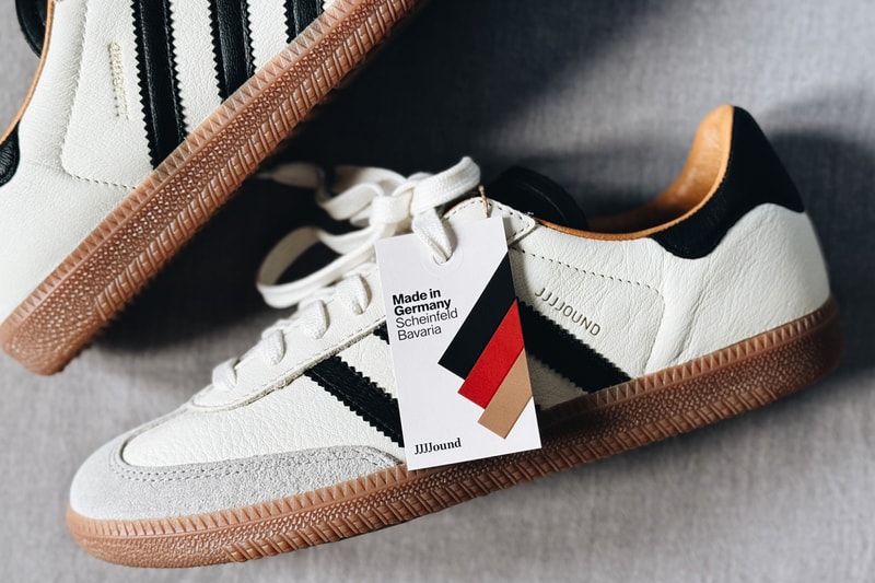jjjjound adidas samba black white beige release info date store list buying guide photos price.   