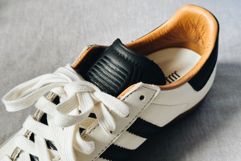 jjjjound adidas samba black white beige release info date store list buying guide photos price.   