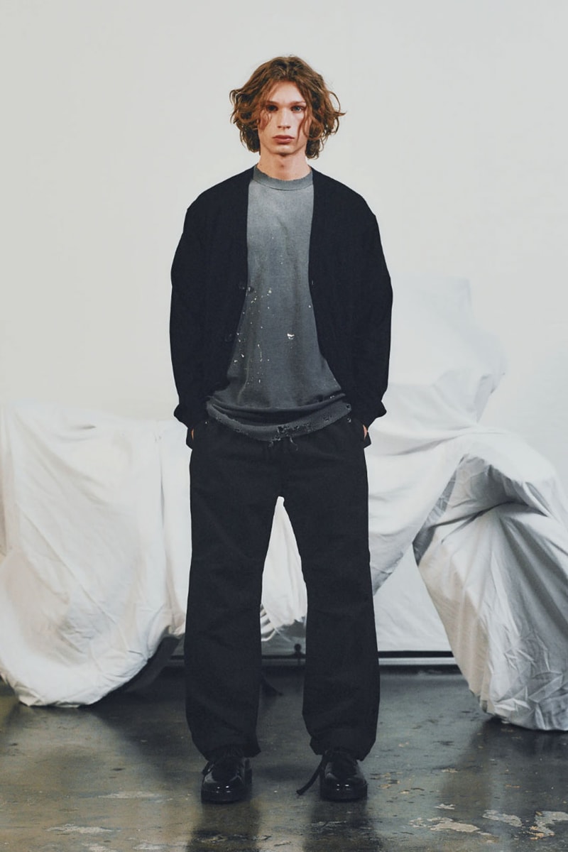 john elliott california native designer brand sweatpants fall 2024 collection lookbook images view motorsport race cars maserati factory