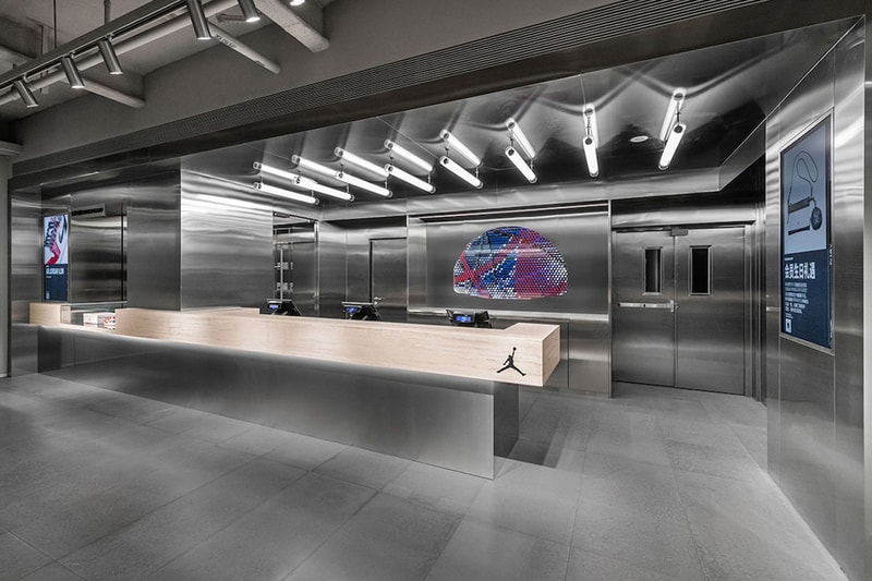 Jordan Brand Opens First World of Flight Store in China beijing sanlitun sneakerse air jordan wings jumpman shoes clothes michael jordan