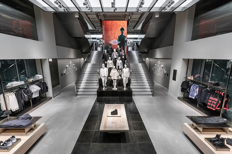 Jordan Brand Opens First World of Flight Store in China beijing sanlitun sneakerse air jordan wings jumpman shoes clothes michael jordan