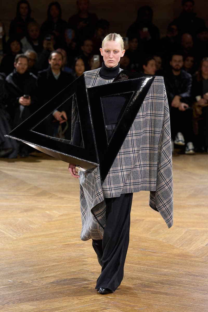 Pointy, Puffy and Pyramidal: Junya Watanabe FW24 Leaned into Geometric Shapes in Motion paris fashion week fall winter 2024 collection