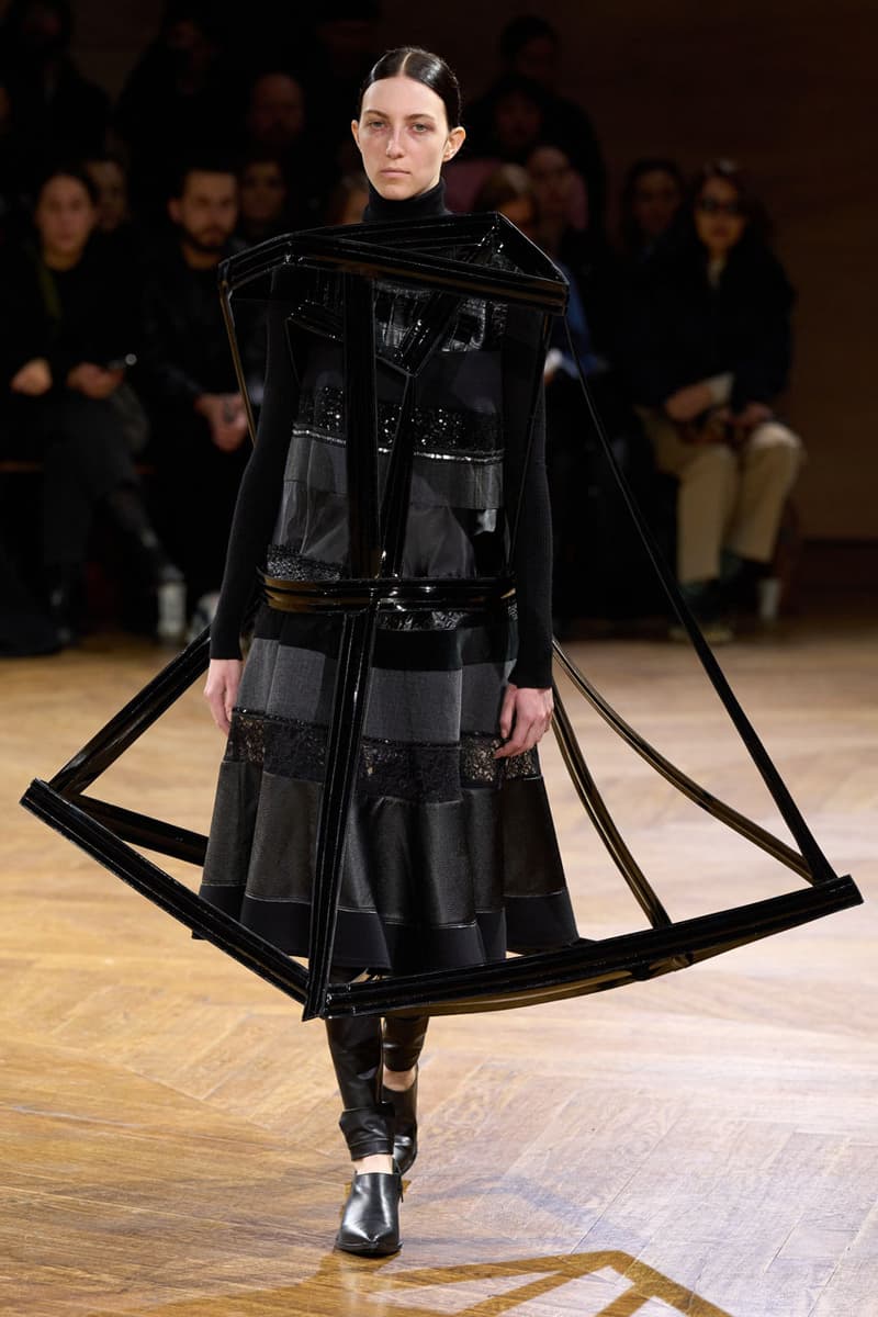 Pointy, Puffy and Pyramidal: Junya Watanabe FW24 Leaned into Geometric Shapes in Motion paris fashion week fall winter 2024 collection