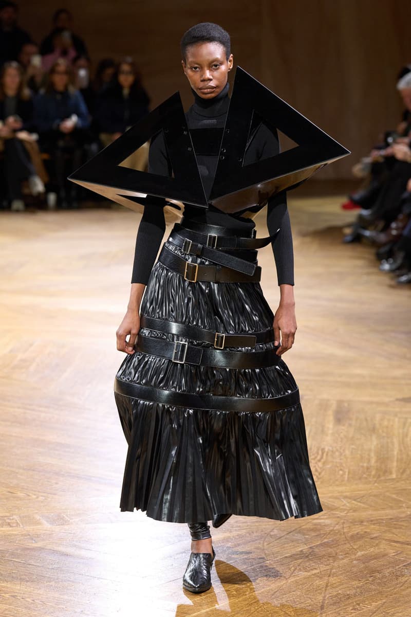 Pointy, Puffy and Pyramidal: Junya Watanabe FW24 Leaned into Geometric Shapes in Motion paris fashion week fall winter 2024 collection