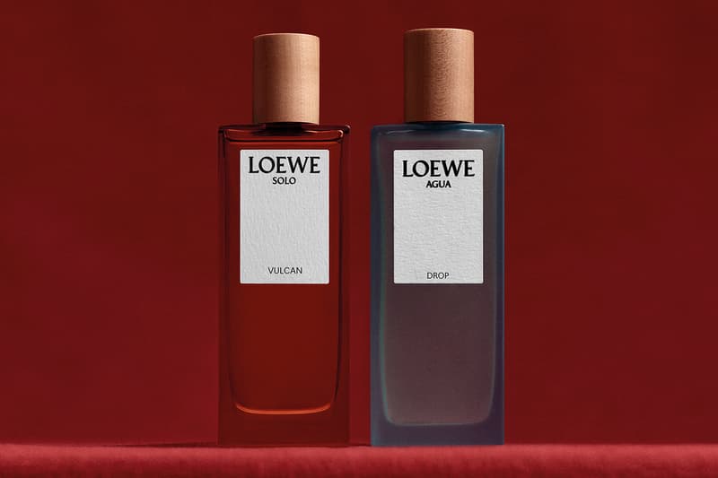 LOEWE Solo Vulcan & Agua Drop Fragrances Spanish Rockrose wildflower Info Release 