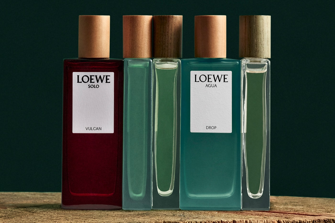LOEWE Solo Vulcan & Agua Drop Fragrances Spanish Rockrose wildflower Info Release 