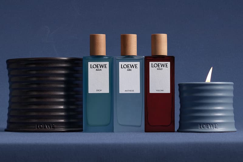 LOEWE Solo Vulcan & Agua Drop Fragrances Spanish Rockrose wildflower Info Release 