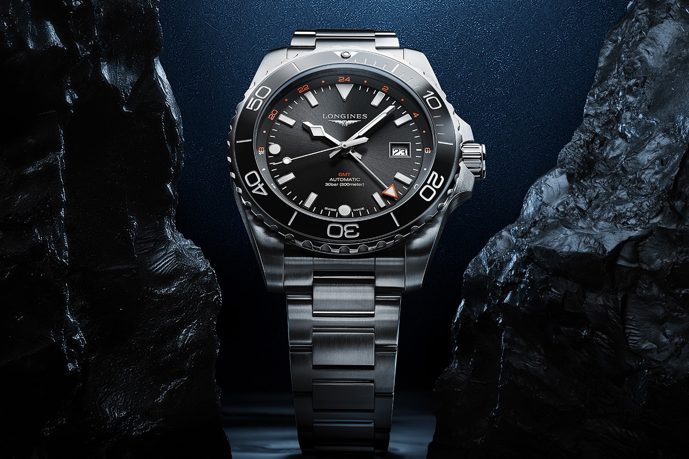 Longines Hydroconquest GMT New 43mm Case Size Info