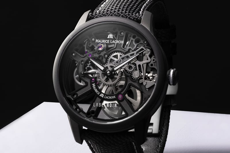 Maurice Lacroix and Label Noir Unveil the MASTERPIECE Skeleton Time-Teller
